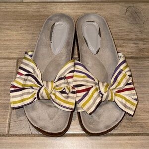 Loft Cutlet Ribbon Sandals Slippers - Women’s Size 7M - Great Condition